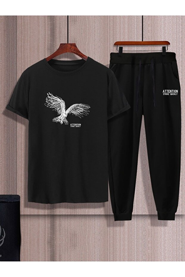 Summer Collection New Arrival T-Shirt & Shorts Set Printed Pattern Lightweight & Cool Fabric for All-Day Comfort