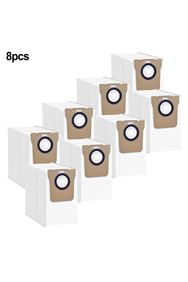 grey 8 PACK Replacement Parts Dust Bag For Robot Vacuum H40/ OV51 Robot Vacuum Dust Bags Replac...