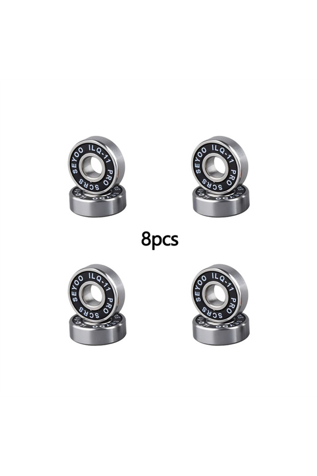 black 8PC bearings ILQ-11 high-speed bearings are suitable forskateboard long board inline roller sk