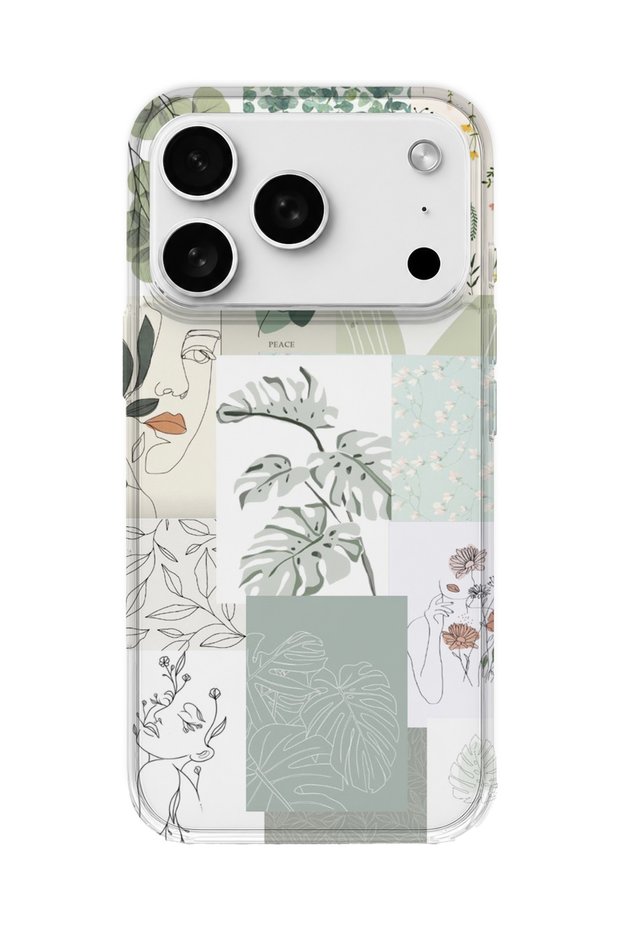 iPhone 17 Pro Max Compatible Printed Transparent Phone Case | Collection: Oneline
