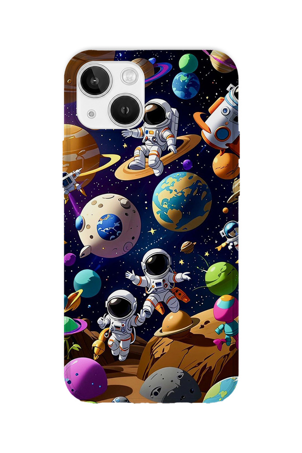 iPhone 14 Plus Compatible Printed Transparent Phone Case |   Collection: Cosmicwhisper Skyset