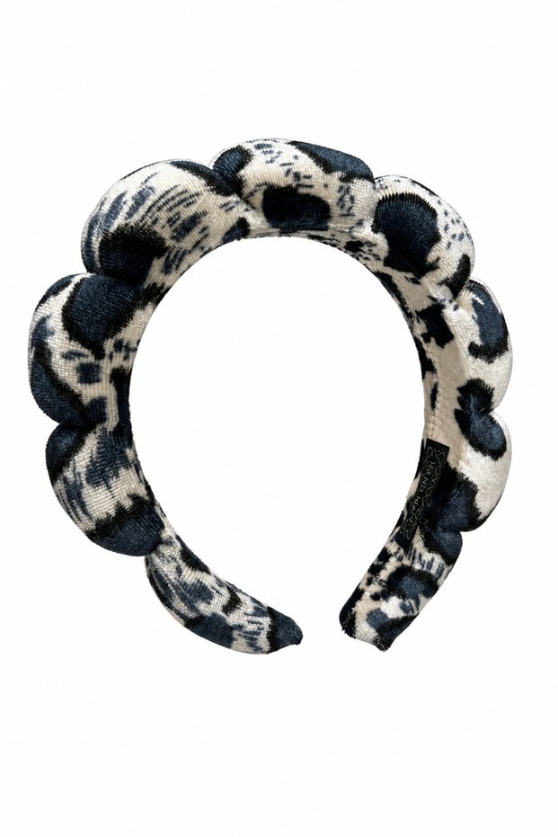 Leopard Print Fluffy Hair Band Hairpin Stylish and Modern Accessory for Women