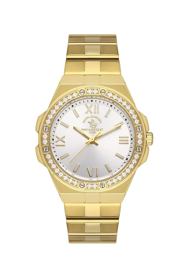 Santa Barbara Polo & Racquet Club Metal Cord Women Wrist Watch 3Atm Essa-Sb.1.10492.2