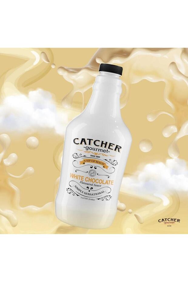 Luxurious White Chocolate Flavored 2L صوص بنكهة الشوكولاتة البيضاء الفاخرة 2 لتر