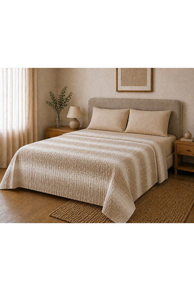 Daily 100% Cotton Muslin Pique 4 Layer Double Pique 200X220