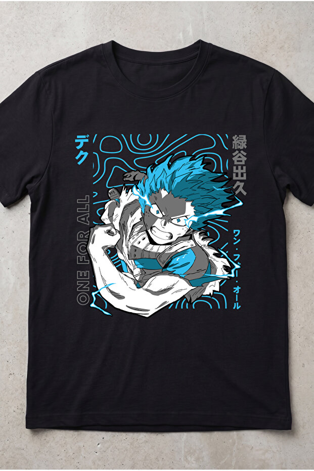 My Hero Academia Deku Anime Printed Standard Cut Unisex Tshirt