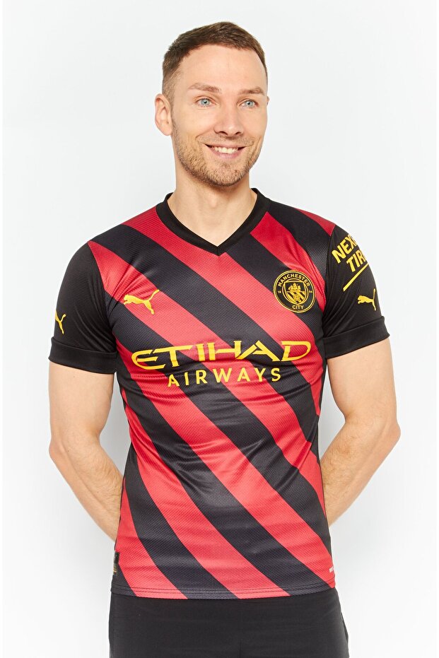 Men Manchester City F.C. Away 22/23 Replica Jersey - Black
