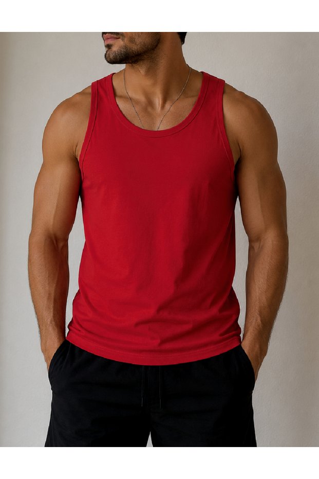 Tank top, Red
