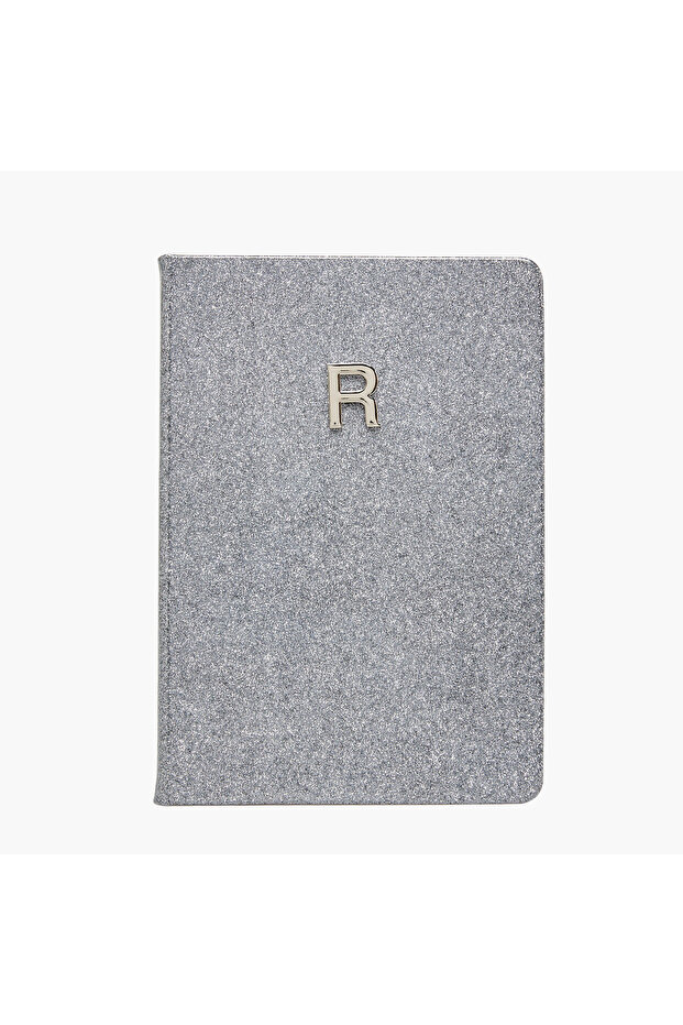 Initial R Design Hardcover Notebook