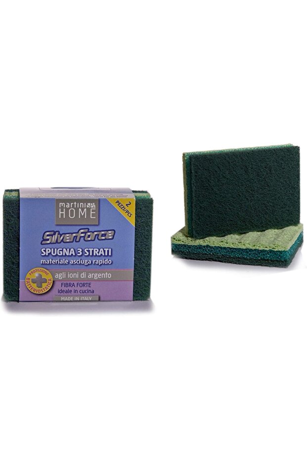 3 LAYERS SPONGE WITH FIBER SILVER FORCE