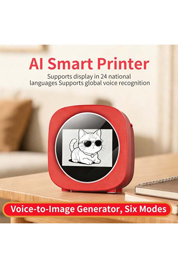 Mini AI Thermal Printer with Sticker Box – Portable Photo & Creative Printing Solution