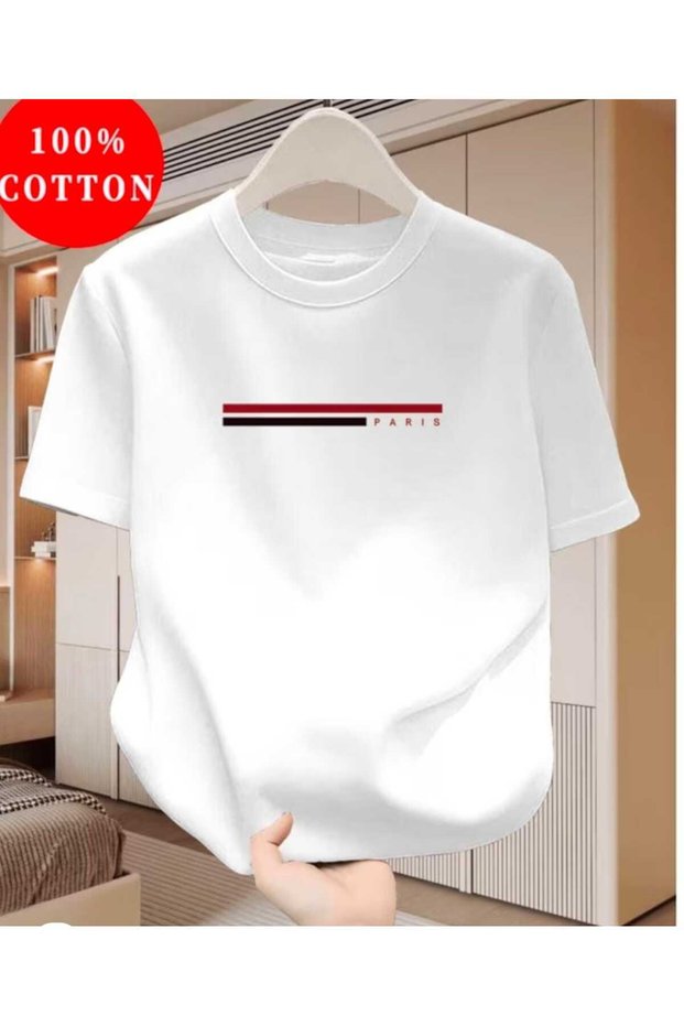 Fashion Paris Printed T-Shirt New Season Stylish Clothing
