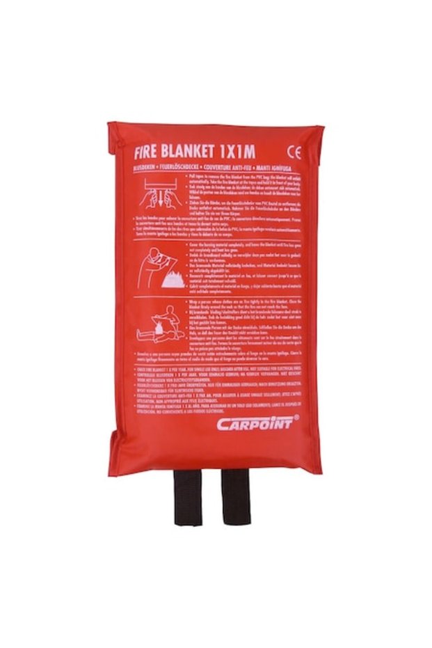 fire blanket, fireproof, 1x1m