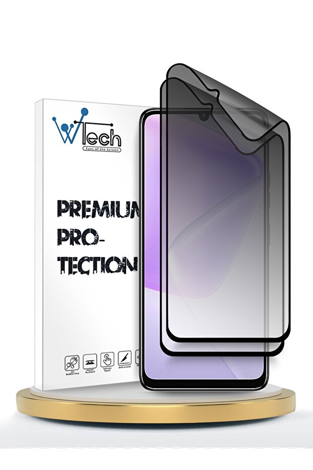 Oukitel C6 5G 2025 Premium Nano Ceramic Privacy Full Cover Matte Flexible 2 Pack Clear/Black