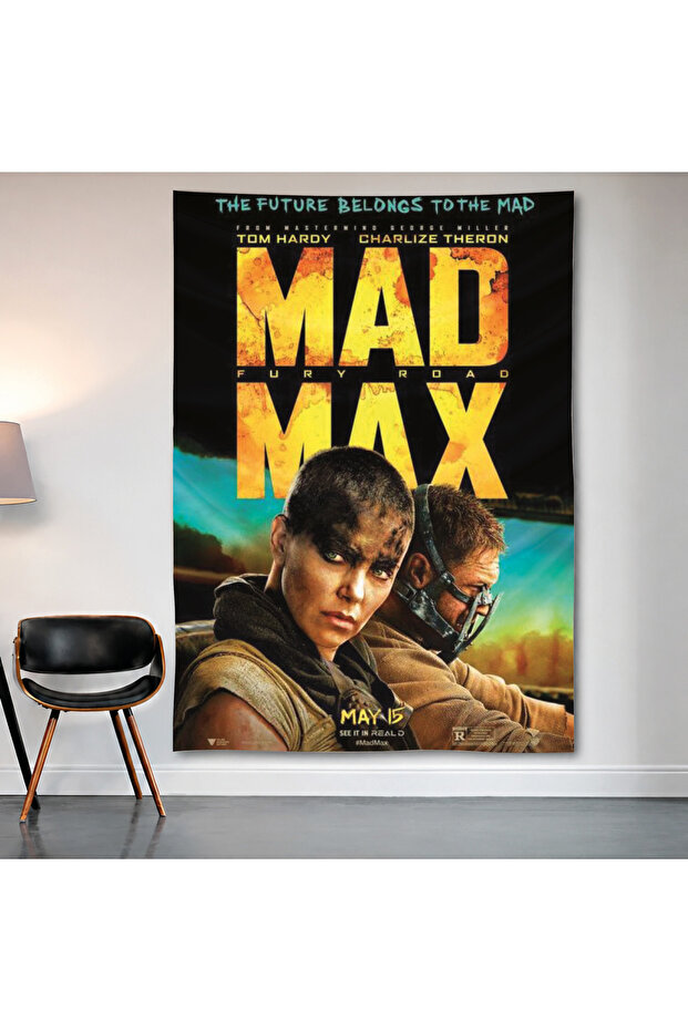 Mad Max Fury Road Wall Covering Wall Tapestry First Quality Satin Fabric Poster