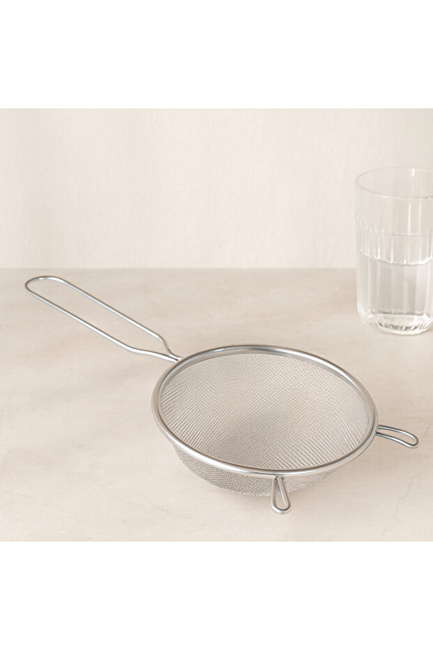 Wire Strainer 18 cm with Metal Handle and Ears