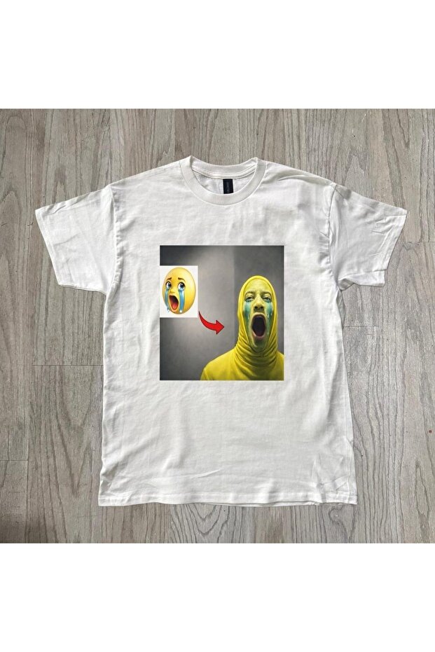 Emotional Tears Printed Unisex Oversize T-Shirt