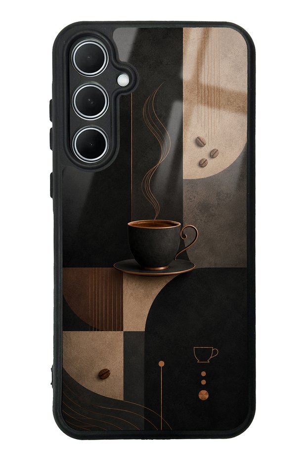 Samsung A35 Noir Mocha Coffee Design Glossy Phone Case