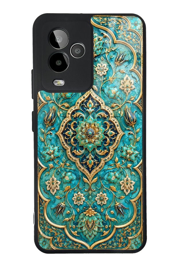 Gm 24 Pro Turquoise Ottoman Jewel Designed Glossy Phone Case
