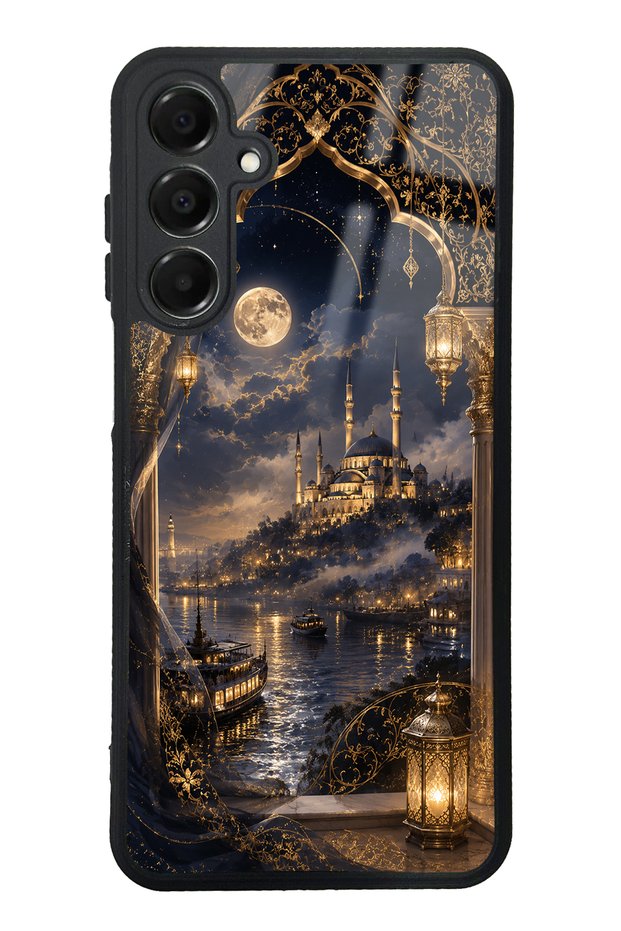 Samsung A16 Midnight Bosphorus Design Glossy Phone Case