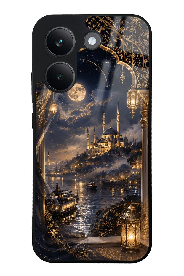 حافظة هاتف Xiaomi Poco X8 Pro بتصميم Midnight Bosphorus اللامع