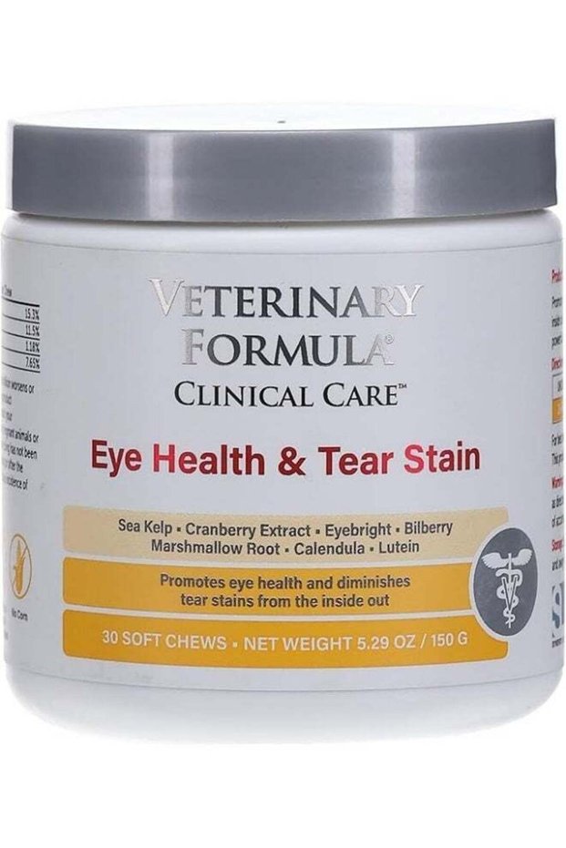 Synergy Labs VFCC Eye Health & Tear Stain Supplement, Soft Chews Reduces Tear Stains & Supports Eye Health with Antioxidants For Pets 150 gm