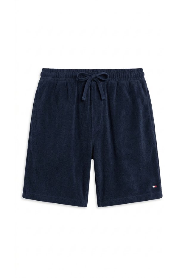 Men's Shorts Elastic Waist Lace-Up Side Pockets Frotte Fabric Daily Sports Comfortable Cut Seasonal Stylish Mw0Mw42880