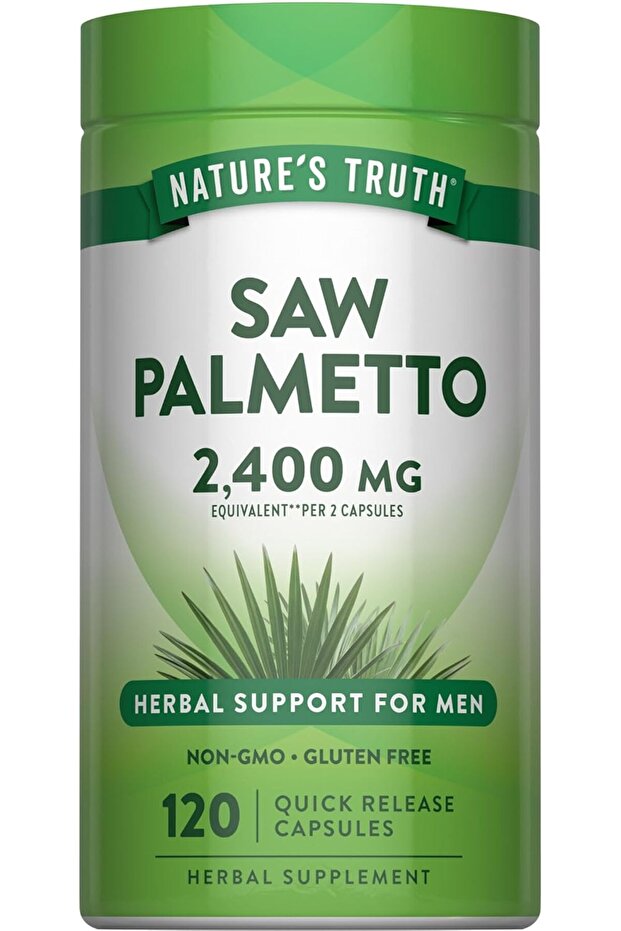 Nature's Truth Saw Palmetto 1200 mg Capsules, 120 Count