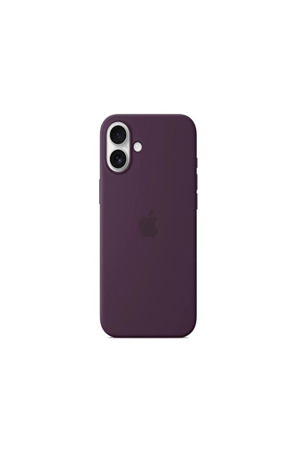 iPhone 16 Plus Silicone Case with MagSafe Plum