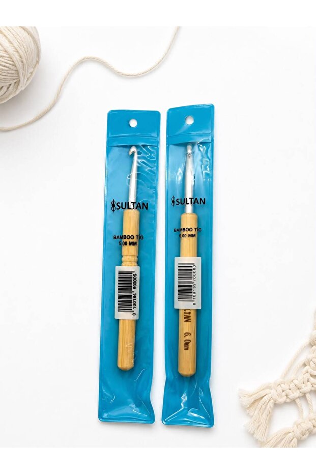 Sultan Bambu 2-Piece Crochet Set - No: 5-6