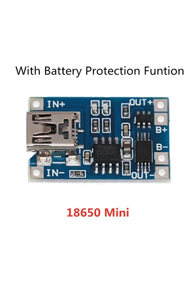 10 قطع من بطاريات الليثيوم 18650 الصغيرة، 1-20 قطعة من النوع C/Micro/Mini USB، 5 فولت 1 أمبير، وحدة شحن بطاريات الليثيوم 18650 TP4056