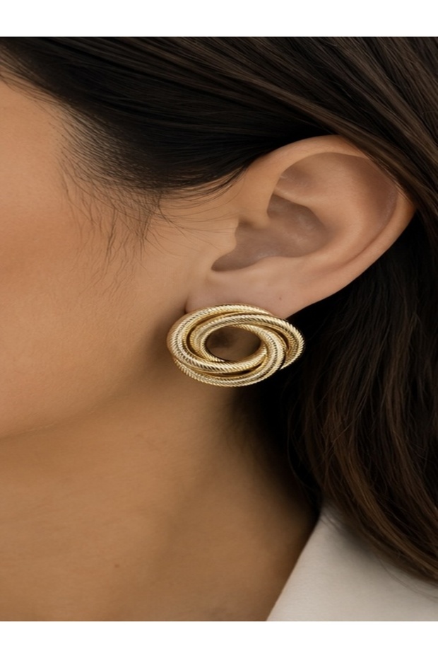 Gold Küpe