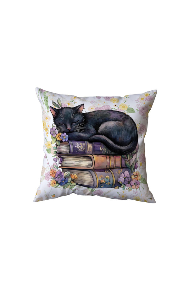 Special Pillow for Book and Cat Lovers, Gift