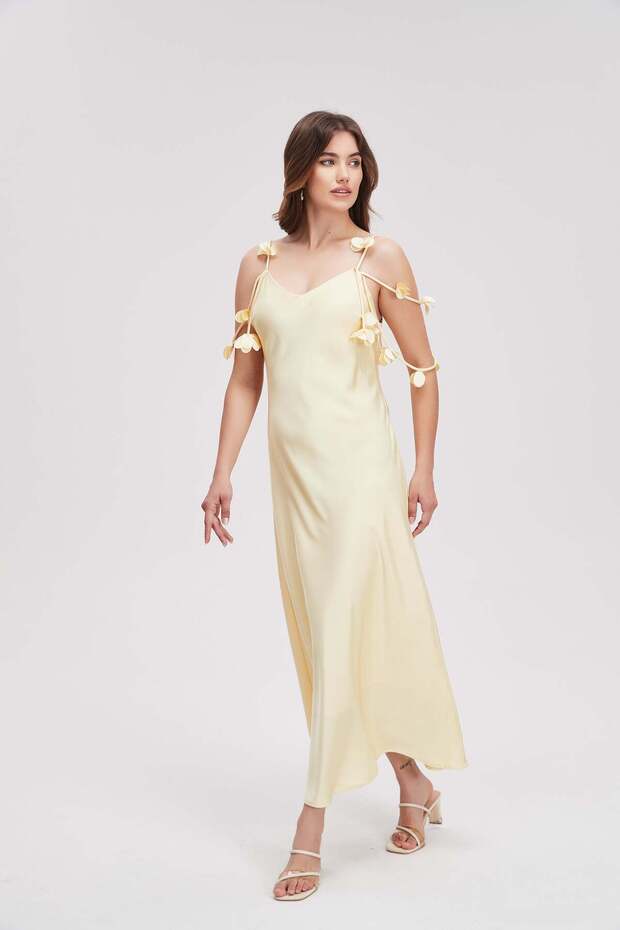 Plain cami midi dress