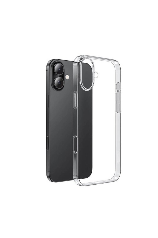 iPhone 16 Plus Case Camera Protected Transparent Thick Superior Protection Silicone Shrp