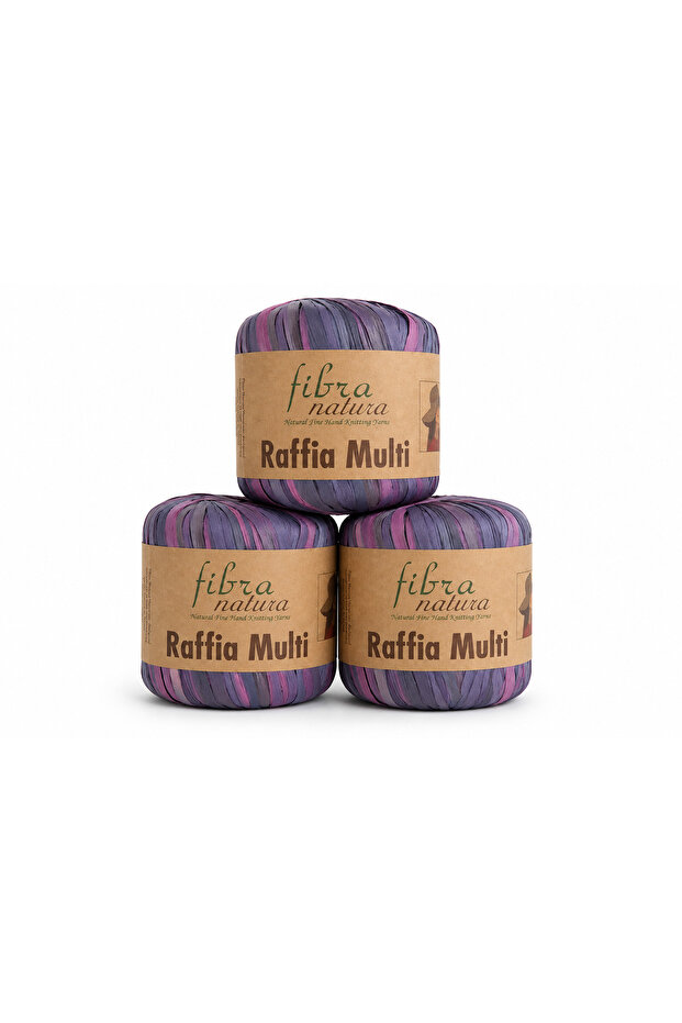 Ebruli Paper Rope, 3-Pack Bag Rope, Raffia Multi 117-06