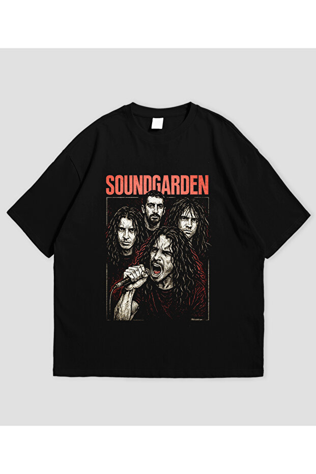 Soundgarden Printed Unisex Oversize T-Shirt