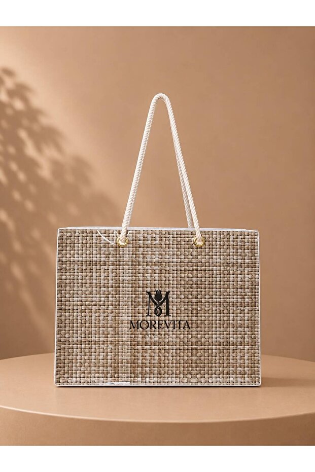 Wicker Pattern-1005 Pvc Beach Bag