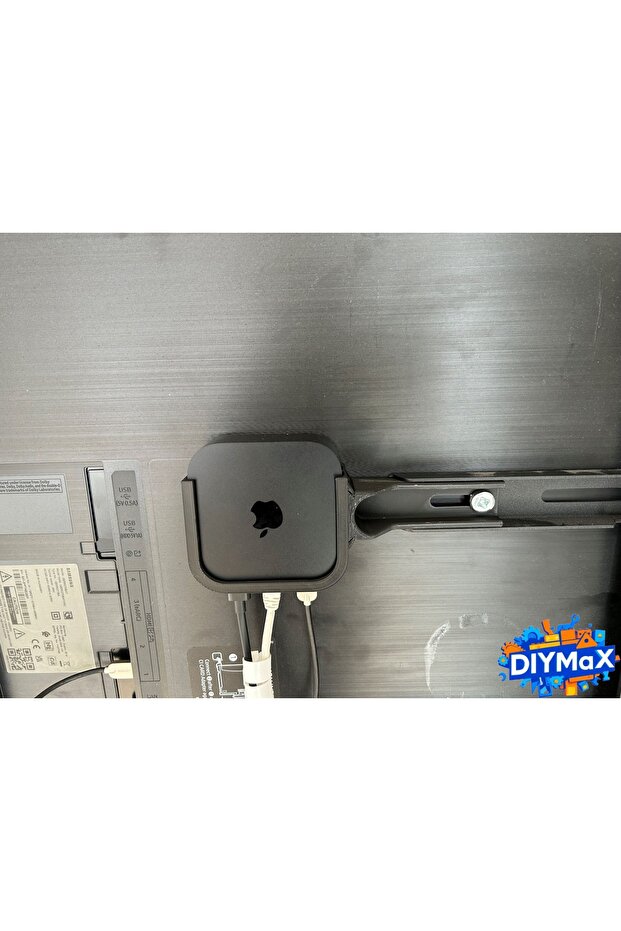 حامل تثبيت على الحائط لجهاز Apple TV 4K، مقاس 93x93x31 ملم، الحجم المتوسط 5 سم