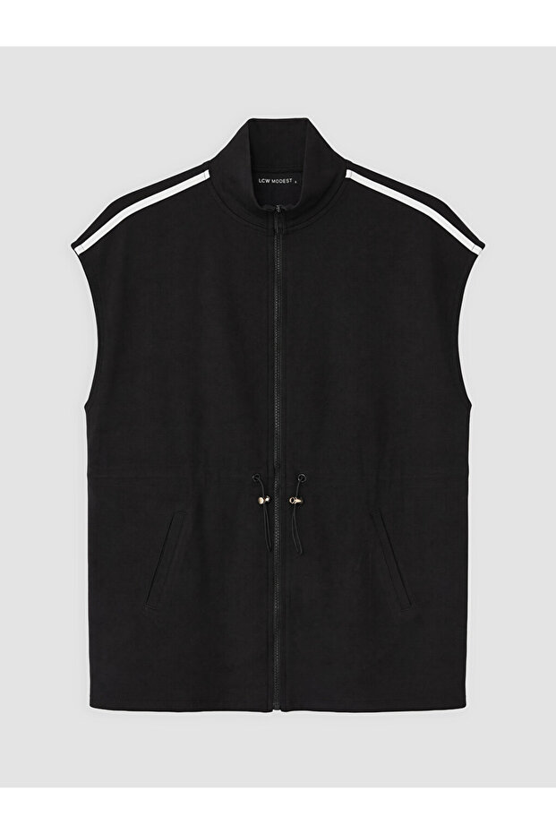 Black Oversize Soft Touch Women's Tunic
