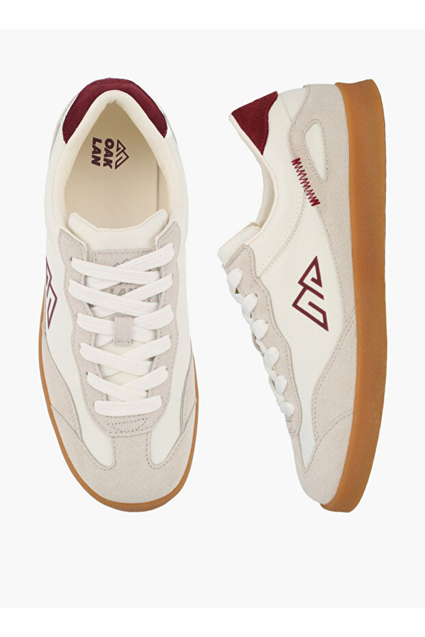 Girls Logo Print Lace-Up Ankle Sneakers