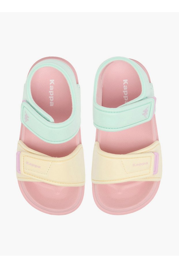 Girls Colourblock Hook & Loop Sandals