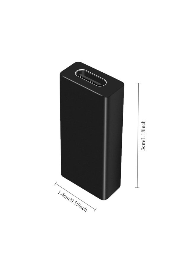 black 1pcs USB 3.0 to Type C Adapter Female USB Type C to Male USB 3.0 A Converter for USB Port PC,L