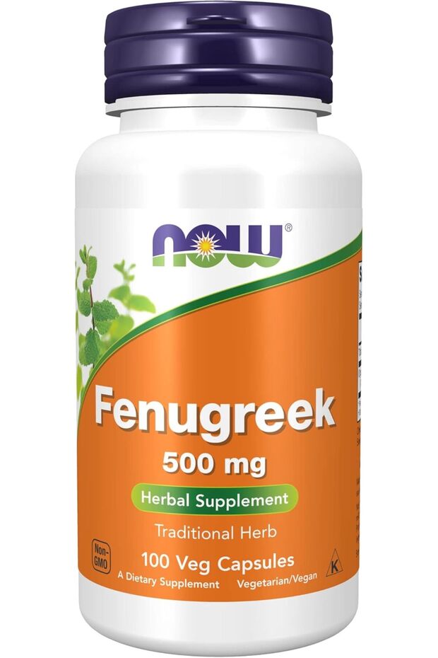 Now Supplements, Fenugreek (Trigonella Foenumgraecum) 500 Mg, Herbal Supplement, 100 Vegcapsules