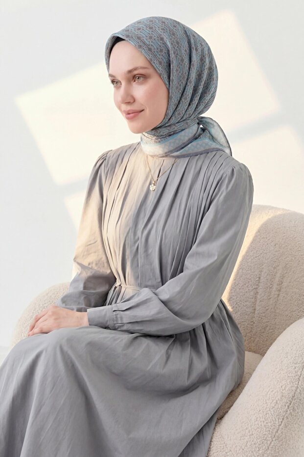 Soft Scarf Pacman Sky Blue