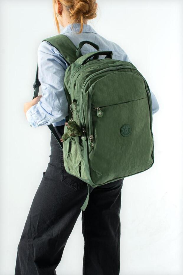 Unisex Klinkir School Bag High School Middle School University Backpack 40*30 cm Lightweight Fabric Multi-Pocket 3K