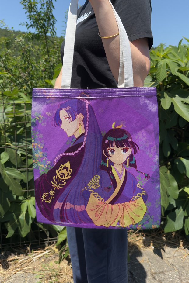 Kusuriya No Hitorigoto V5 Summer Winter Double-Sided Canvas Print Tote Bag Anime Bag