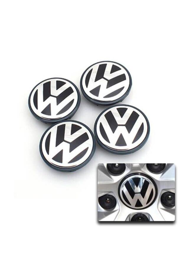 Volkswagen Accessory Polo Wheel Hub Cover Set (4 Pcs)