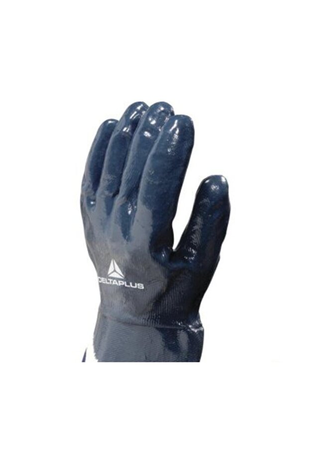 10 XL Protective Gloves - Mechanic Risk Protective - Nitrile Coating - Cotton and Fiber Inner Lining