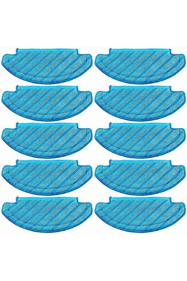 Washable Mop Mats Compatible with DEEBOT OZMO T8 AIVI N8 Pro N8 Pro+ N8 Plus Yeedi Vac Max Station Vac 2 Pro Mop Mats 10-Pack